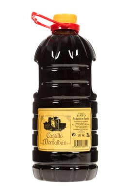 Garrafa de Vino Tinto Castillo de Montalban 2 Litros.